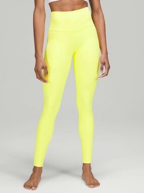 Lululemon neon yellow Align High-Rise leggings 25” small